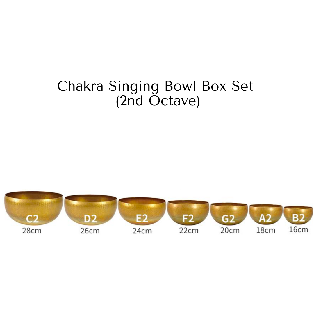 2nd octave singing bowl size