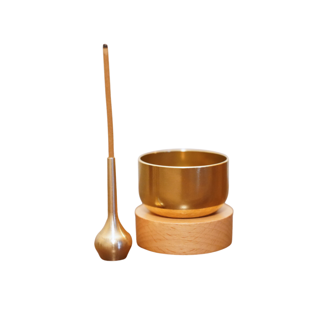 incense singing bowl set -2